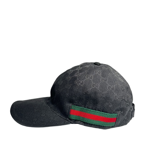 ORIGINAL GG CANVAS BASEBALL HAT WITH WEB - Picture 4 of 6